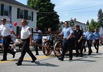 antique fire wagon